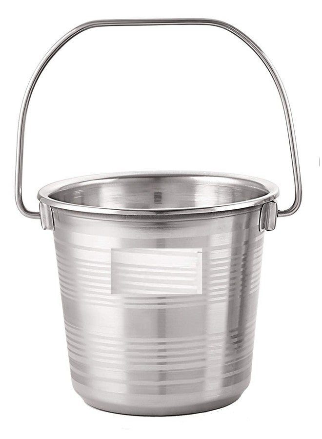 تي جي اس دلو تخزين مياه من الفولاذ المقاوم للصدأ من TGS، مانع للتسرب، فضي (5 لتر) - Image 2